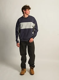 KOLBY STRIPED RELAXED CREW FIT - PERIWINKLE