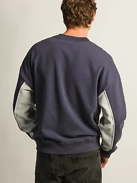 KOLBY STRIPED RELAXED CREW FIT - PERIWINKLE