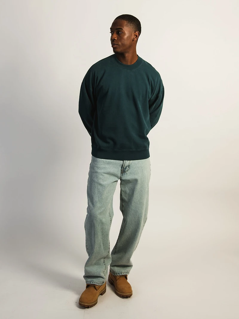 KOLBY RELAXED FIT CREW - TEAL