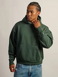 SWEAT À CAPUCHE LOURD COUPE COURT KOLBY - VERT