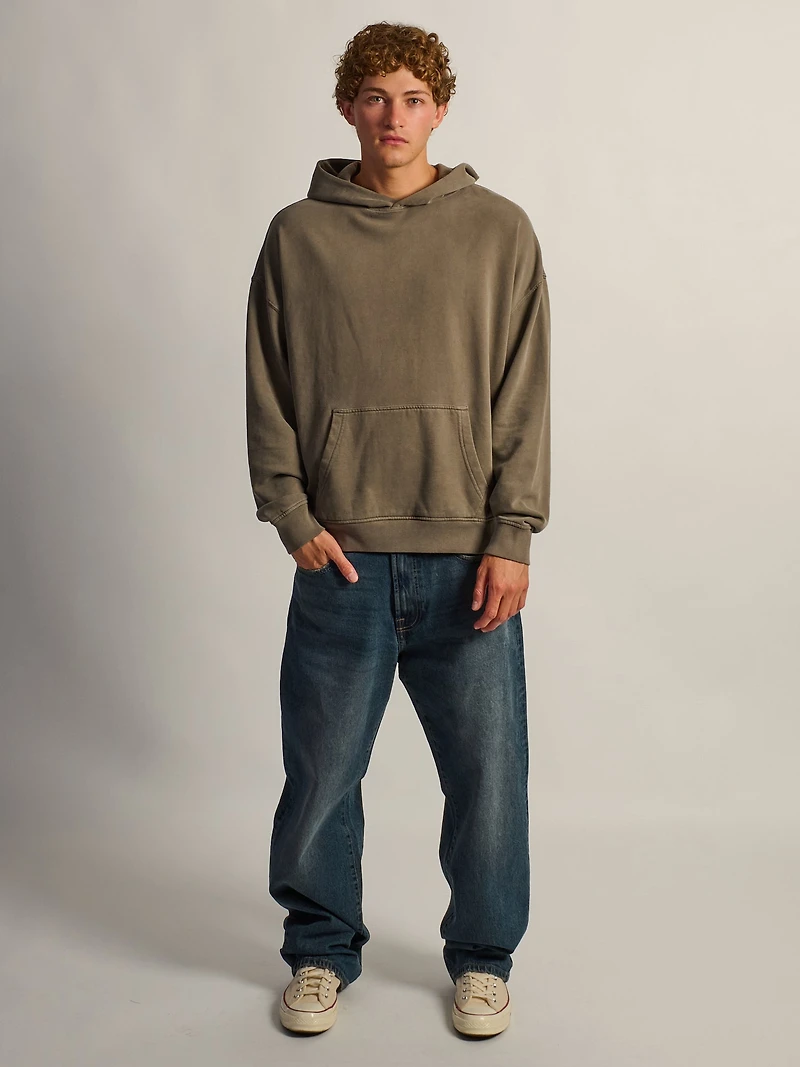 KOLBY RELAXED FIT HOODIE - IRON