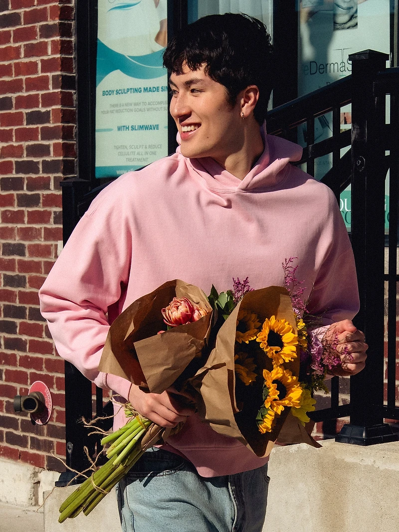 HOODIE DÉCONTRACTÉ KOLBY – ROSE
