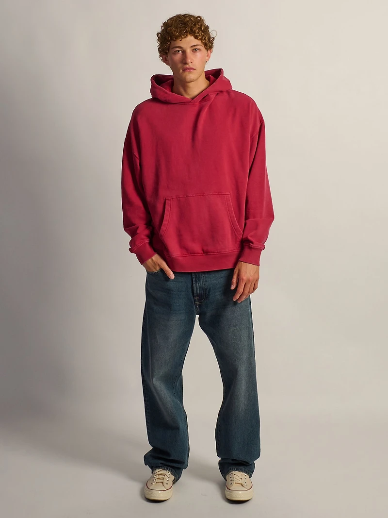 KOLBY RELAXED FIT HOODIE - RED