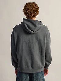 KOLBY SWEAT À CAPUCHE COUPE RELAXÉE - CHARBON