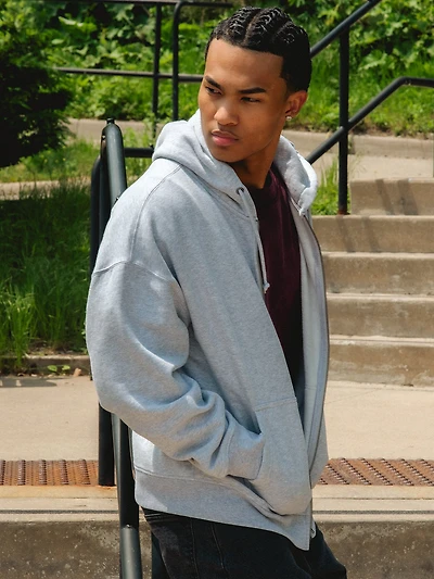 KOLBY RELAXED CREW FIT - GRIS CHINÉ