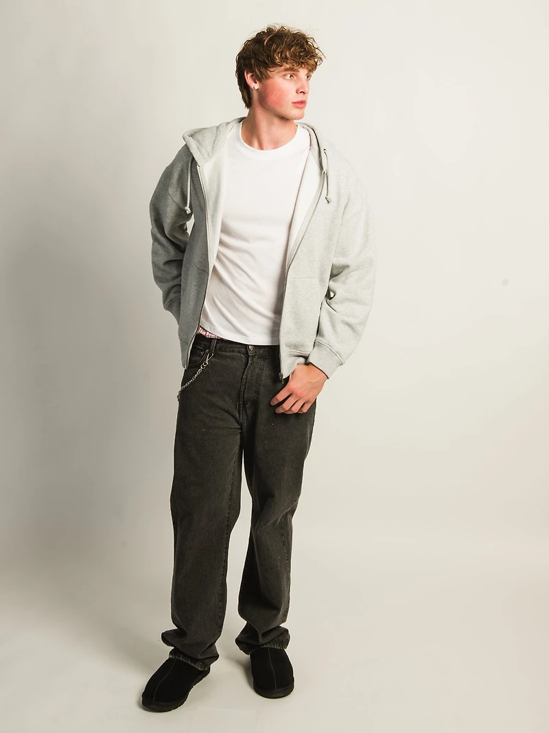 KOLBY RELAXED CREW FIT - GRIS CHINÉ