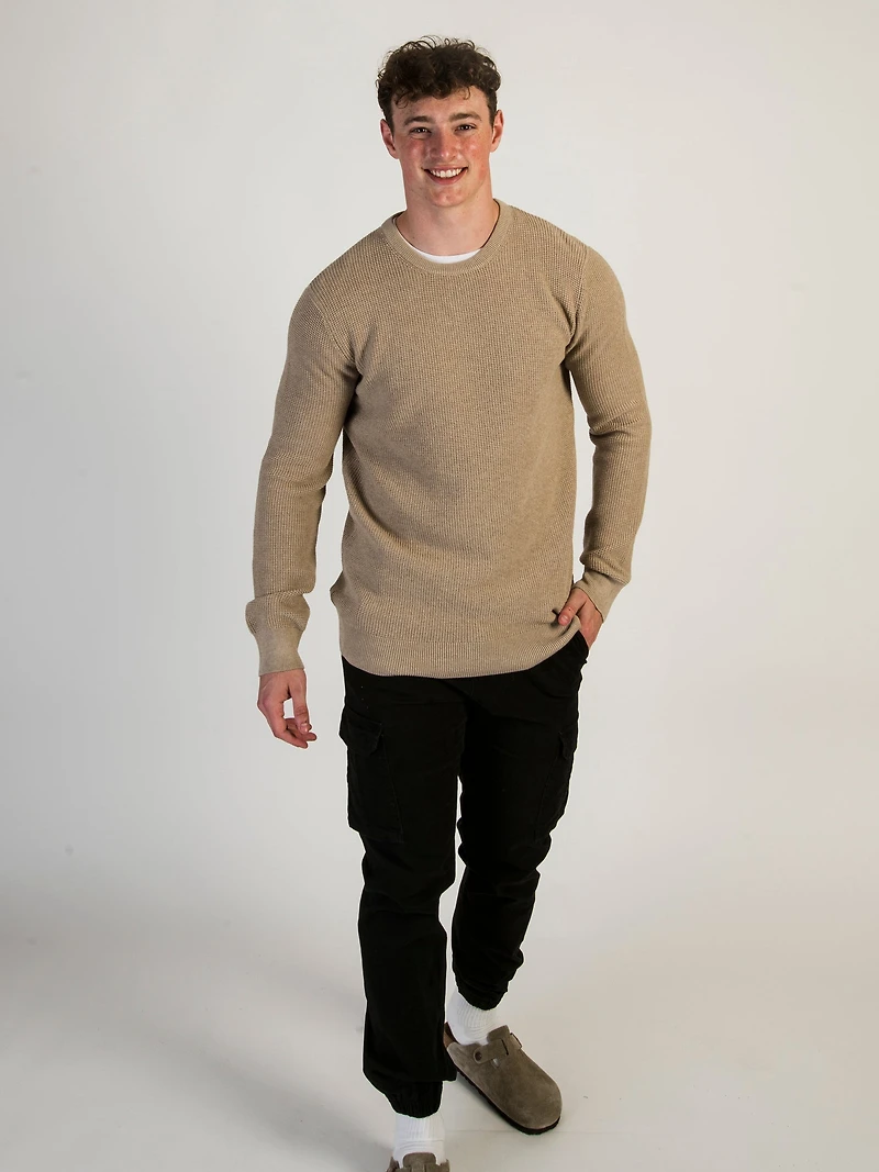 COL ROND EN TRICOT GAUFRÉ KOLBY