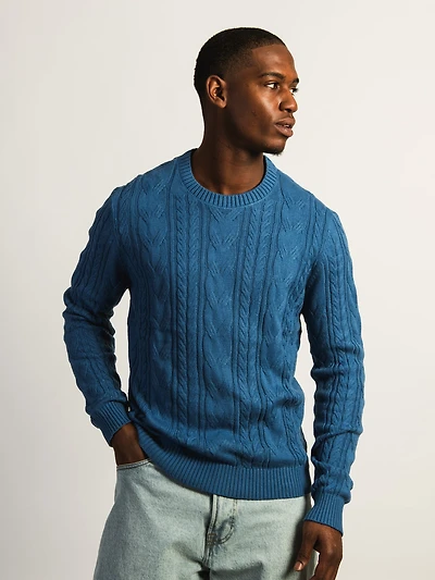 CHANDAIL EN TRICOT KOLBY RIB - BLEU