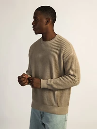 CHANDAIL KOLBY FISHERMANS RIB -TAUPE