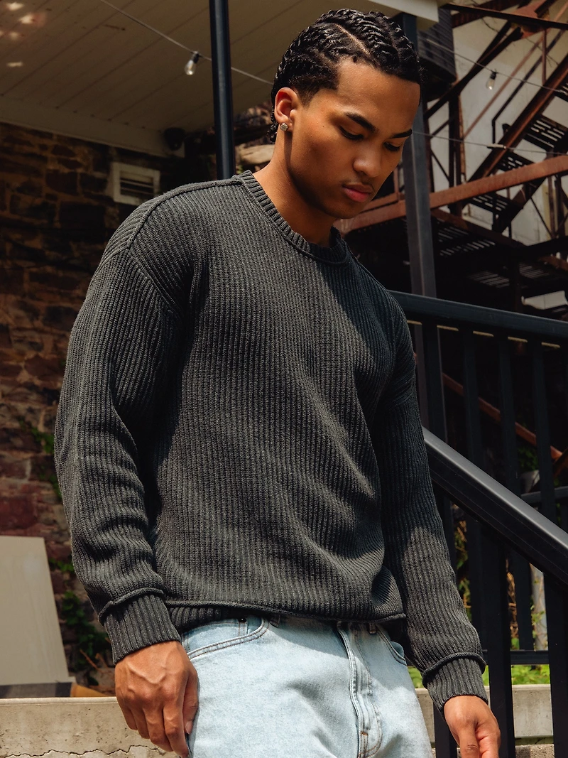 KOLBY RIB KNIT SWEATER