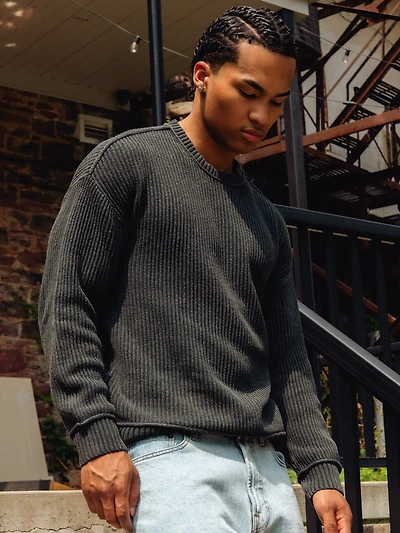 KOLBY RIB KNIT SWEATER