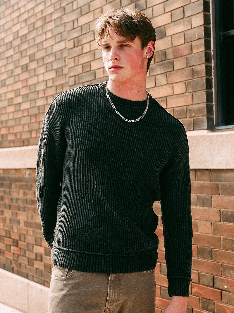 KOLBY RIB KNIT SWEATER