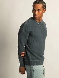 CHANDAIL EN TRICOT KOLBY RIB -BLEU