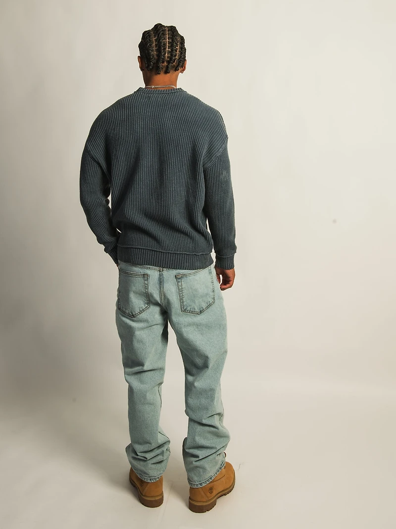 CHANDAIL EN TRICOT KOLBY RIB -BLEU