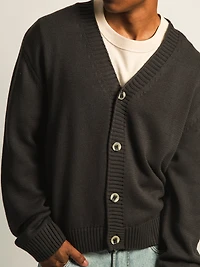 KOLBY BOXY CARDIGAN - BLACK