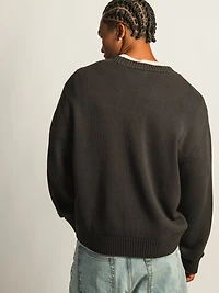 KOLBY BOXY CARDIGAN - BLACK