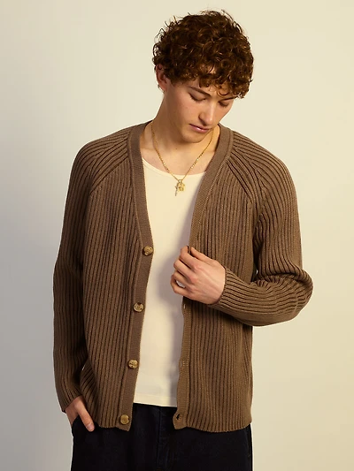 CARDIGAN CÔTELÉ KOLBY - FER