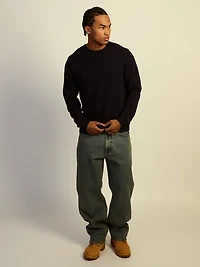 KOLBY LIGHTWEIGHT SWEATER - CHARCOAL NAVY