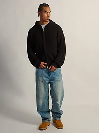 KOLBY SWEATER HOODIE - BLACK