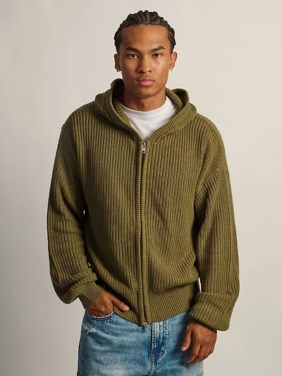 PULL À CAPUCHE KOLBY - OLIVE