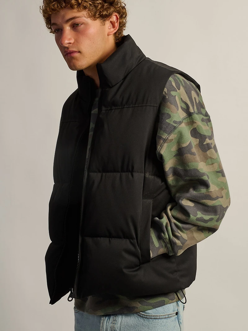 KOLBY PUFFER VEST - BLACK