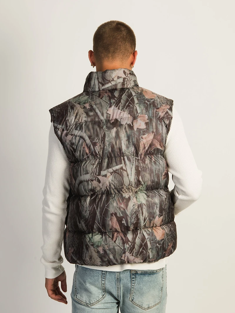 KOLBY PUFFER VEST - CAMOFLAUGE CLEARANCE