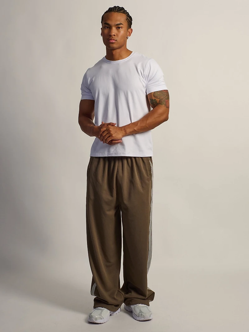 KOLBY SUPER BAGGY KNIT PANT - BROWN