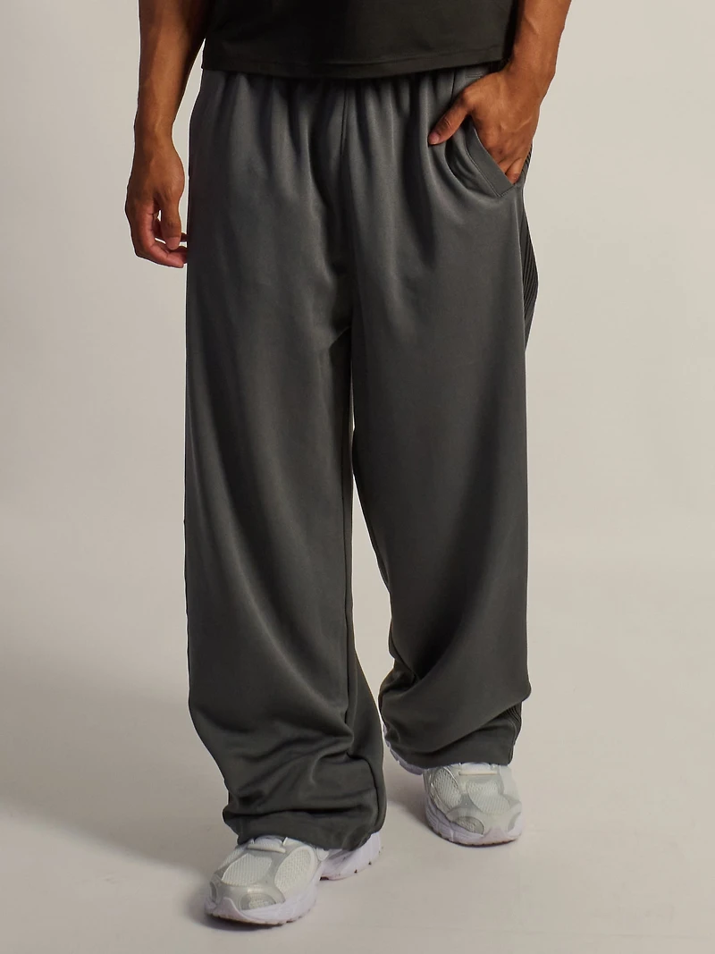 KOLBY SUPER BAGGY KNIT PANT - CHARBON