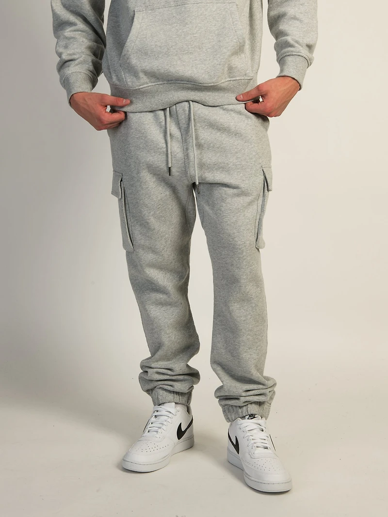 KOLBY VINTAGE WASH CARGO - HEATHER GREY