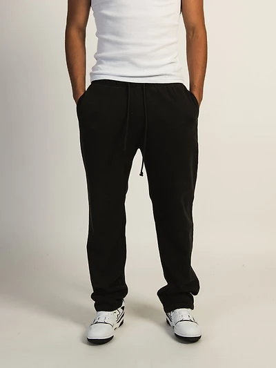 PANTALON DE DÉTENTE DÉLAVÉ KOLBY VINTAGE – NOIR