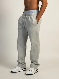 KOLBY VINTAGE WASH LOUNGE PANT - HEATHER GREY