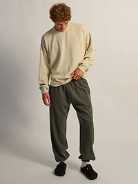 KOLBY BAGGY FLEECE JOGGER - FOREST