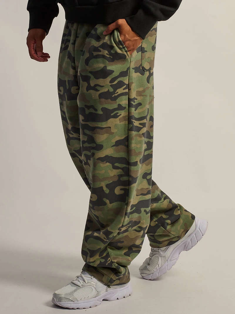 KOLBY BAGGY HEAVYWEIGHT SWEATPANT - CAMOUFLAGE