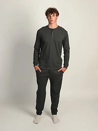 KOLBY SUEDED LOUNGE PANT - ASH CLEARANCE
