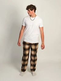 PANTALON À CARREAUX KOLBY THOMAS CARGO - DORÉ