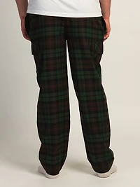 KOLBY THOMAS CARGO PLAID PANT