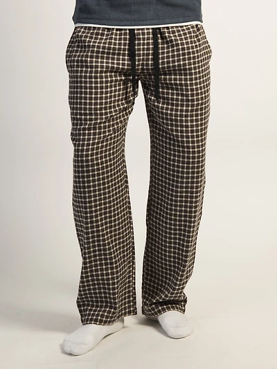 PANTALON KOLBY PLAID - BRUN