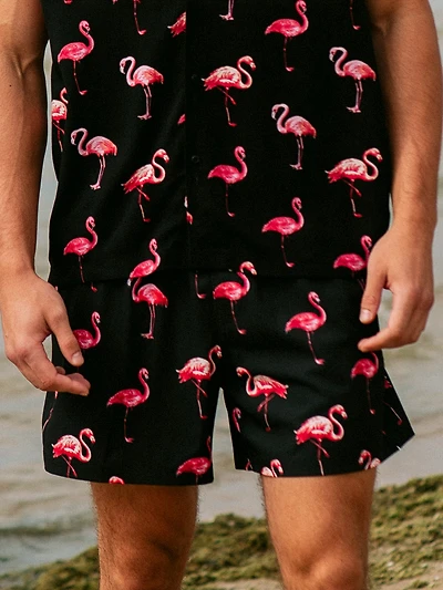 KOLBY FLAMINGO 5in STRETCH SWIM SHORT