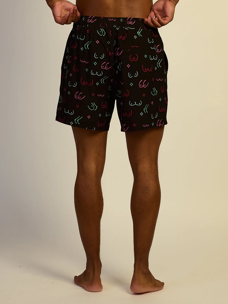 KOLBY BOOBIES 5in STRETCH SWIM SHORT