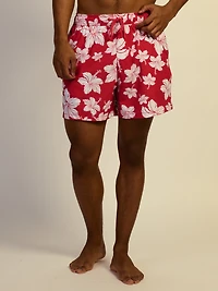 KOLBY HIBISCUS 5in STRETCH SWIM SHORT