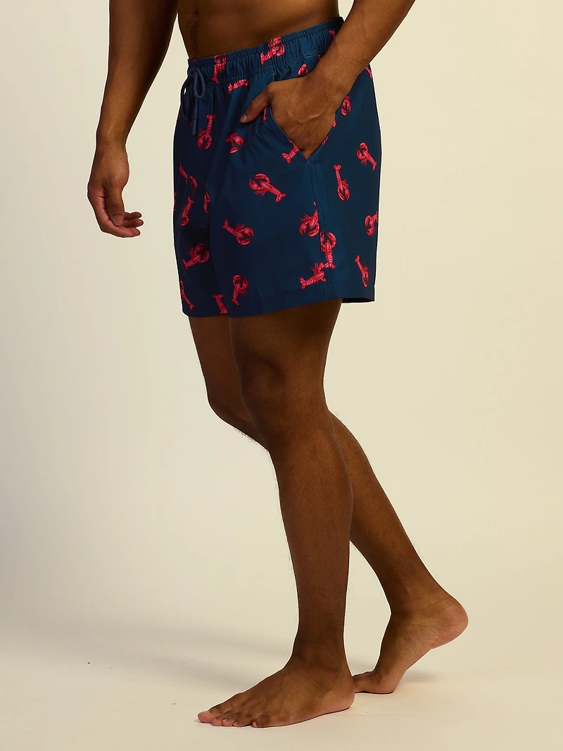 KOLBY SWIM LOBSTER 5in STRETCH SHORT