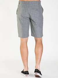 SHORT À CARREAUX TECHNO CALEB POUR HOMME
