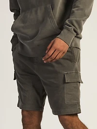 KOLBY GARMENT DYE FRENCH TERRY SHORT CARGO - FER LIQUIDATION