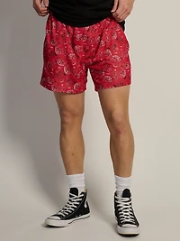 SHORT EN MAILLE KOLBY –ROUGE