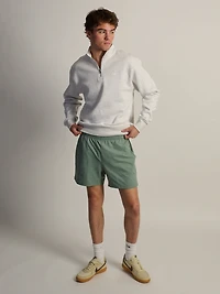 KOLBY STRETCH PULL ON SHORT - DUSTY GREEN