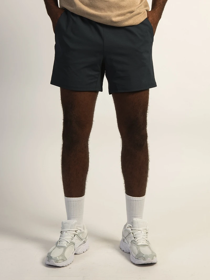 KOLBY KEEP COOL STRETCH PULL ON SHORT - NAVY