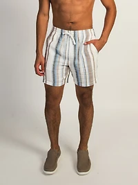 SHORT KOLBY STRIPE - BLEU