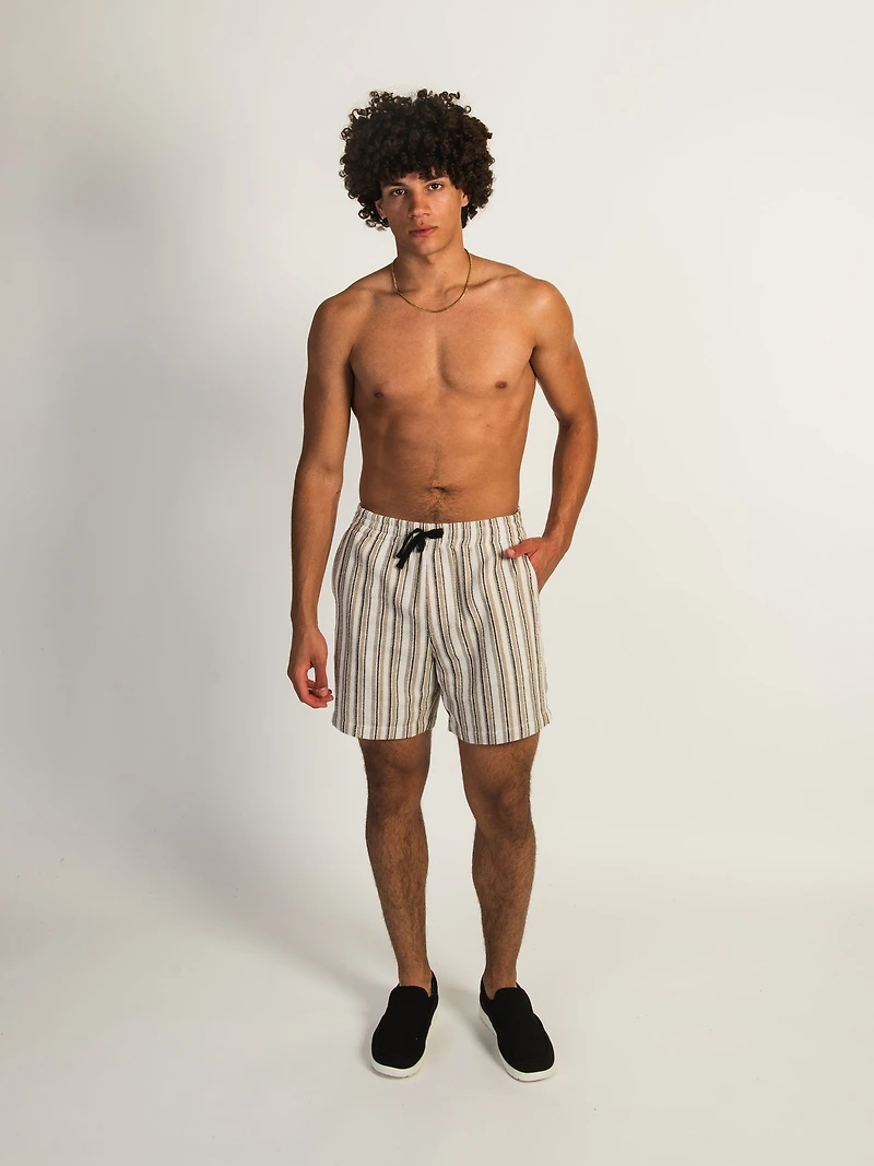 KOLBY STRIPE SHORT - CREAM
