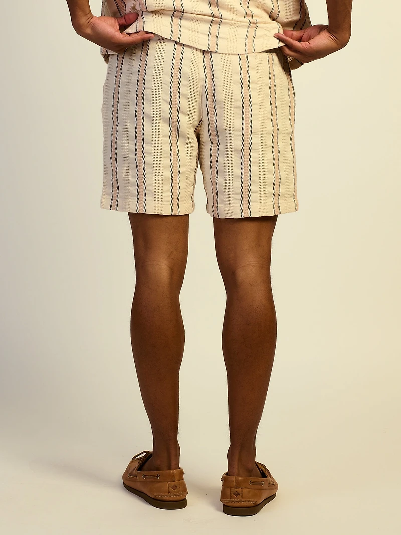 SHORT À RAYURES KOLBY – NATUREL