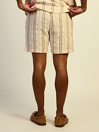 SHORT À RAYURES KOLBY – NATUREL